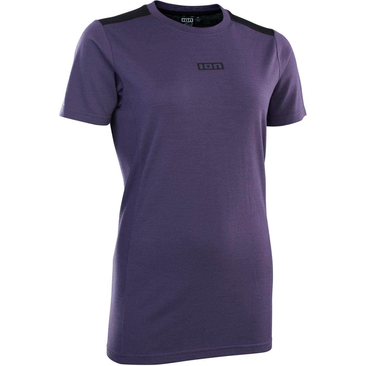 ION Femme Sous-Maillots Manches Courtes Baselayer Merino Dark Violet