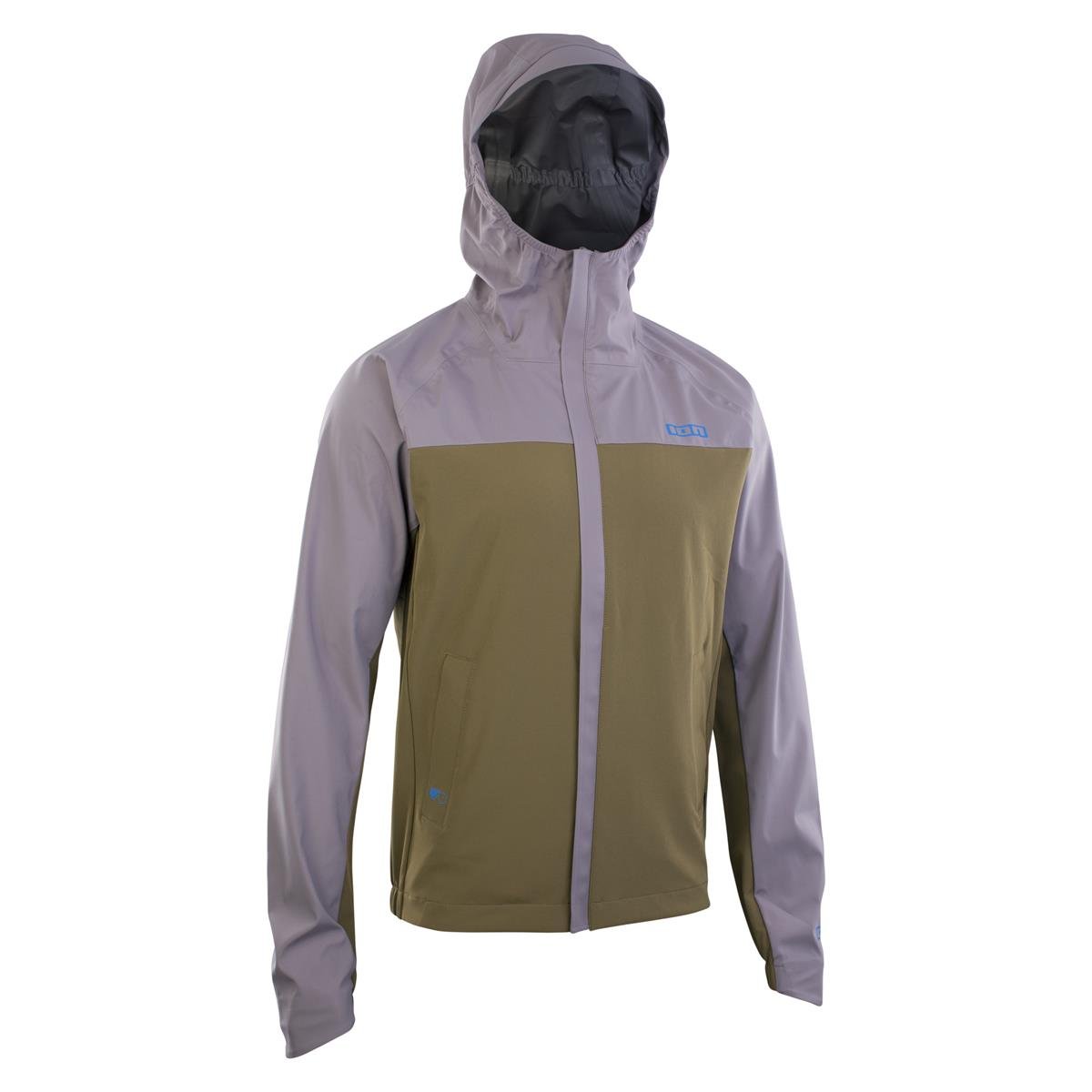 ION MTB Rain Jacket Shelter 3L Hybrid Dark Mud