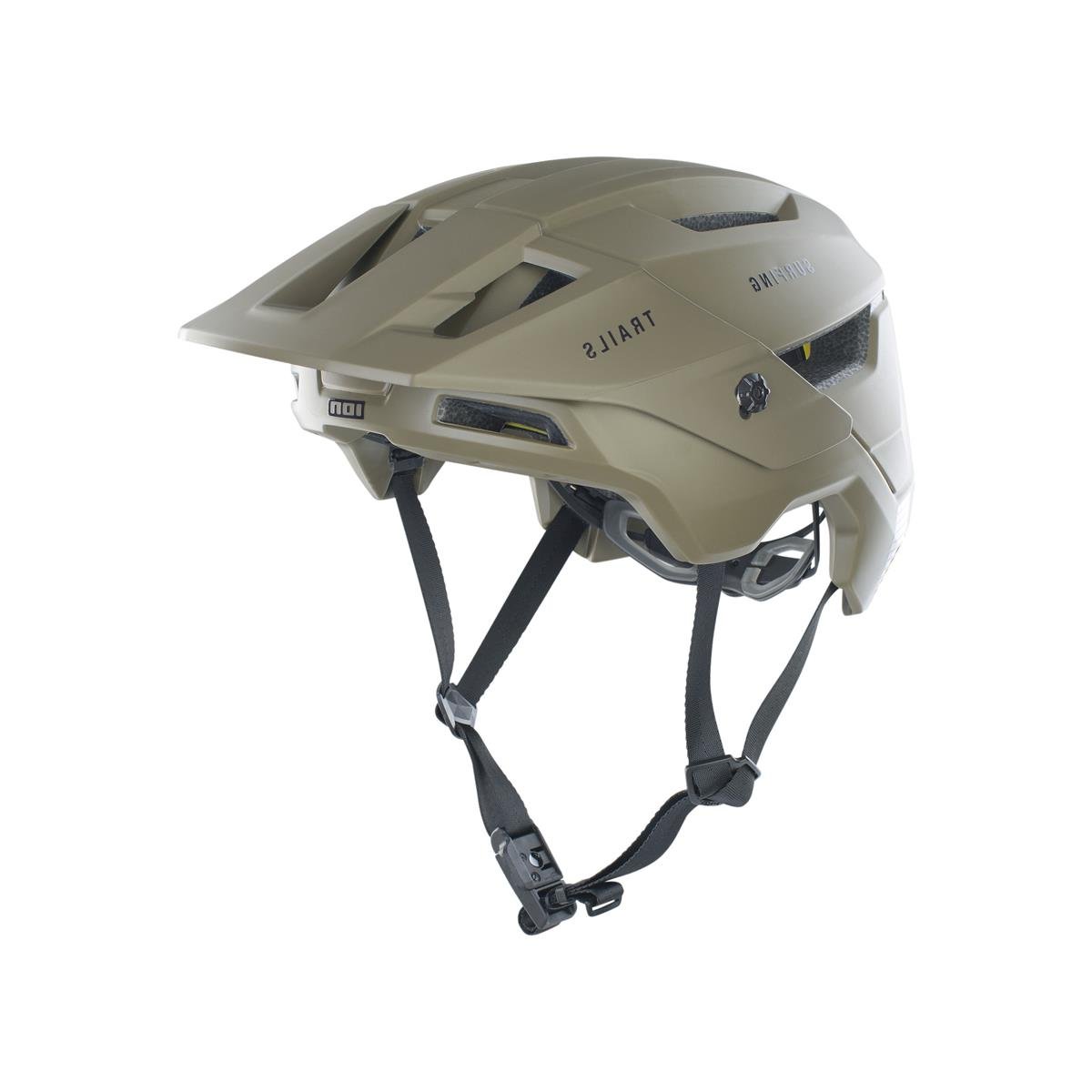 ION Enduro MTB Helmet Traze Amp MIPS Dark Mud