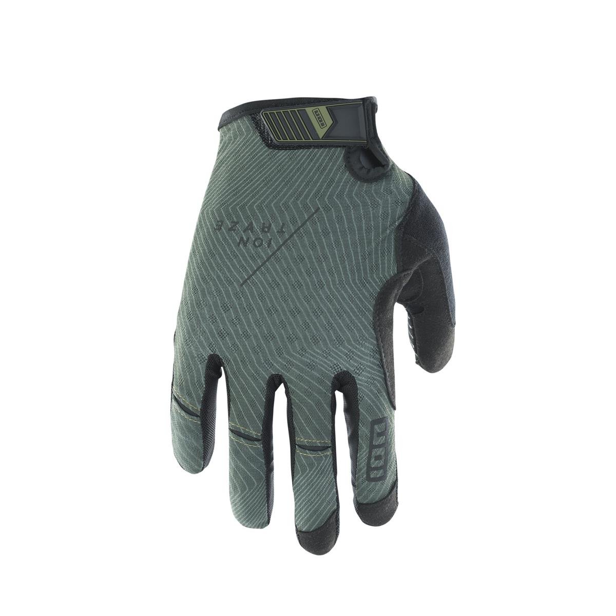 ION MTB Gloves Traze long Forest Green