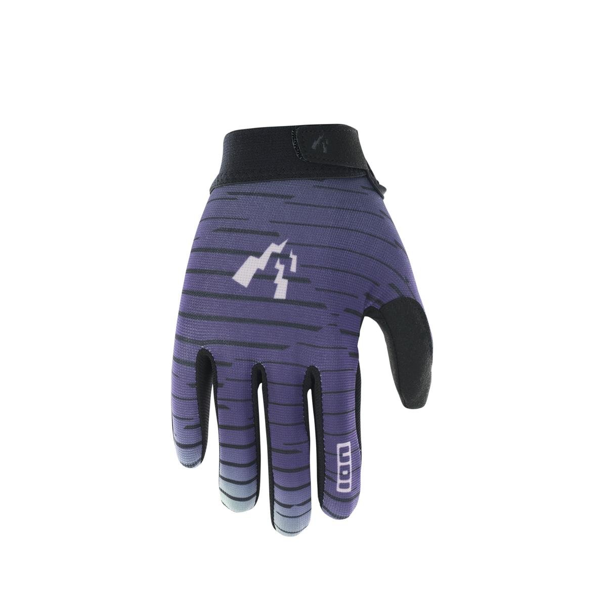 ION Kids MTB Gloves Scrub Dark Lavender