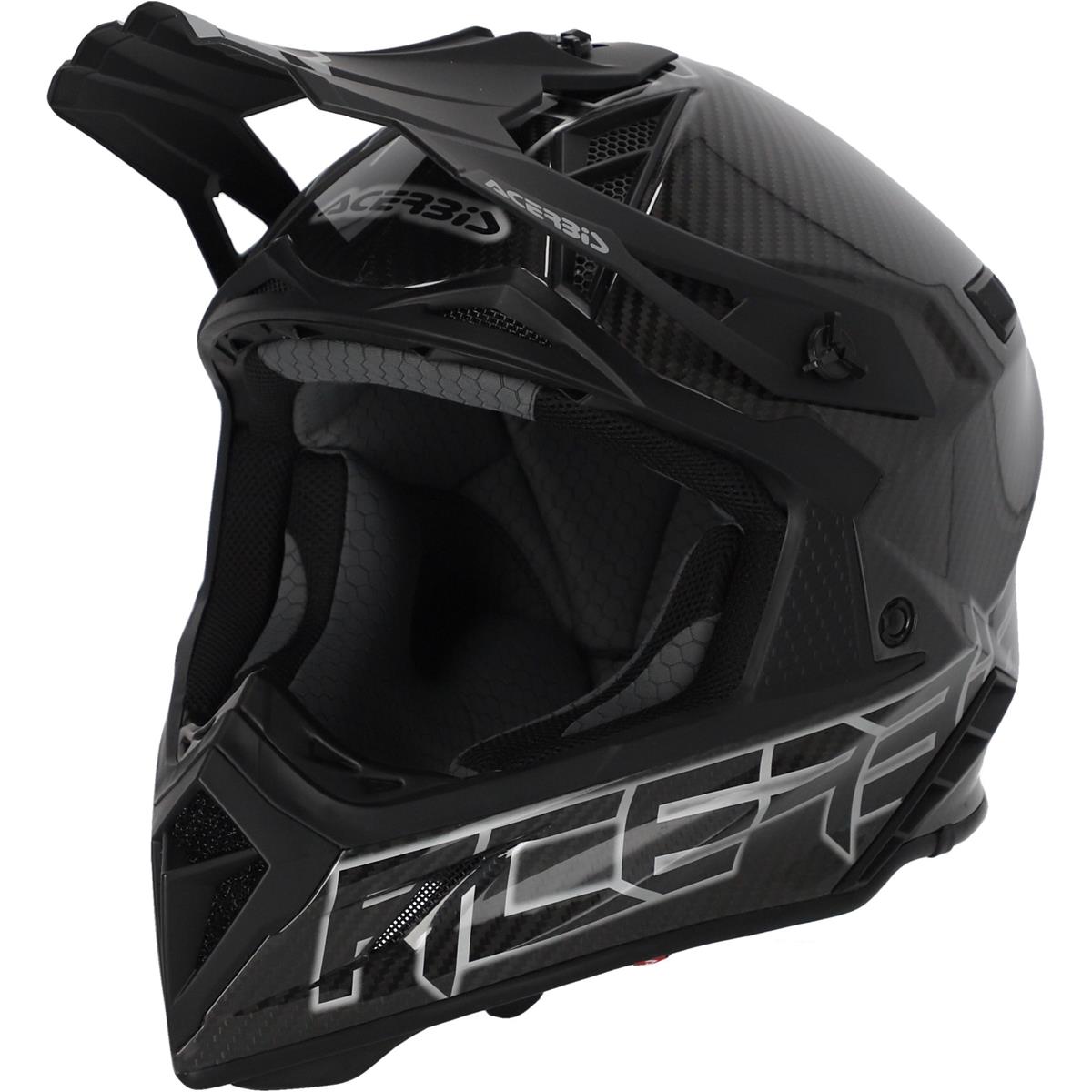 Acerbis MX Helmet Steel Carbon 22-06 Black/Gray