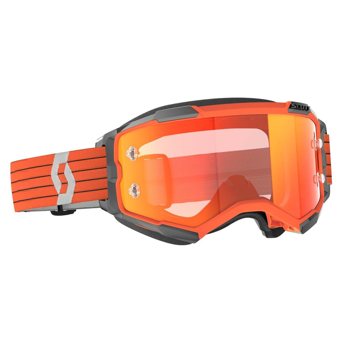 Scott Goggle Fury Orange/Gray - Orange Chrome Works