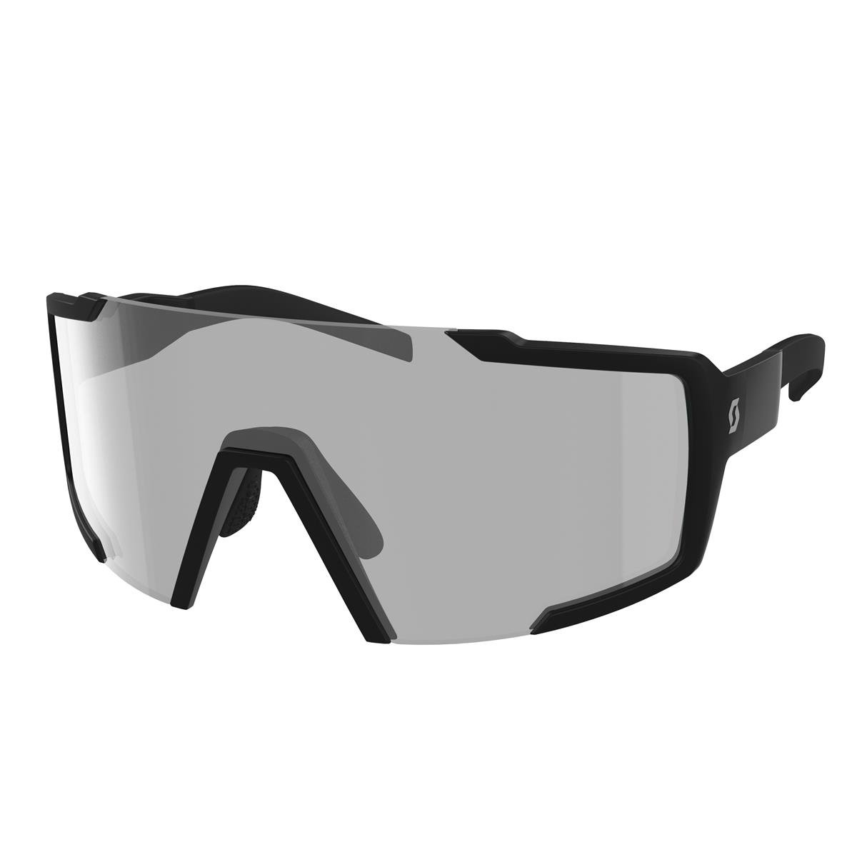 Scott Sport Glasses Shield LS Black Matt - Gray Light Sensitive