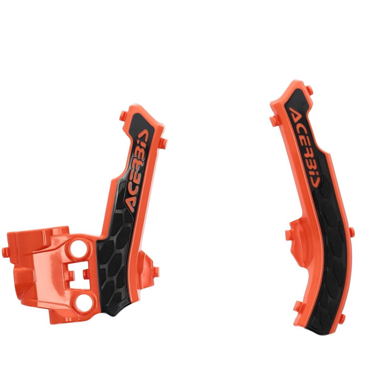 Acerbis Protezioni Telaio X-Grip KTM SX 50, SX-E 5, Nero/Arancione