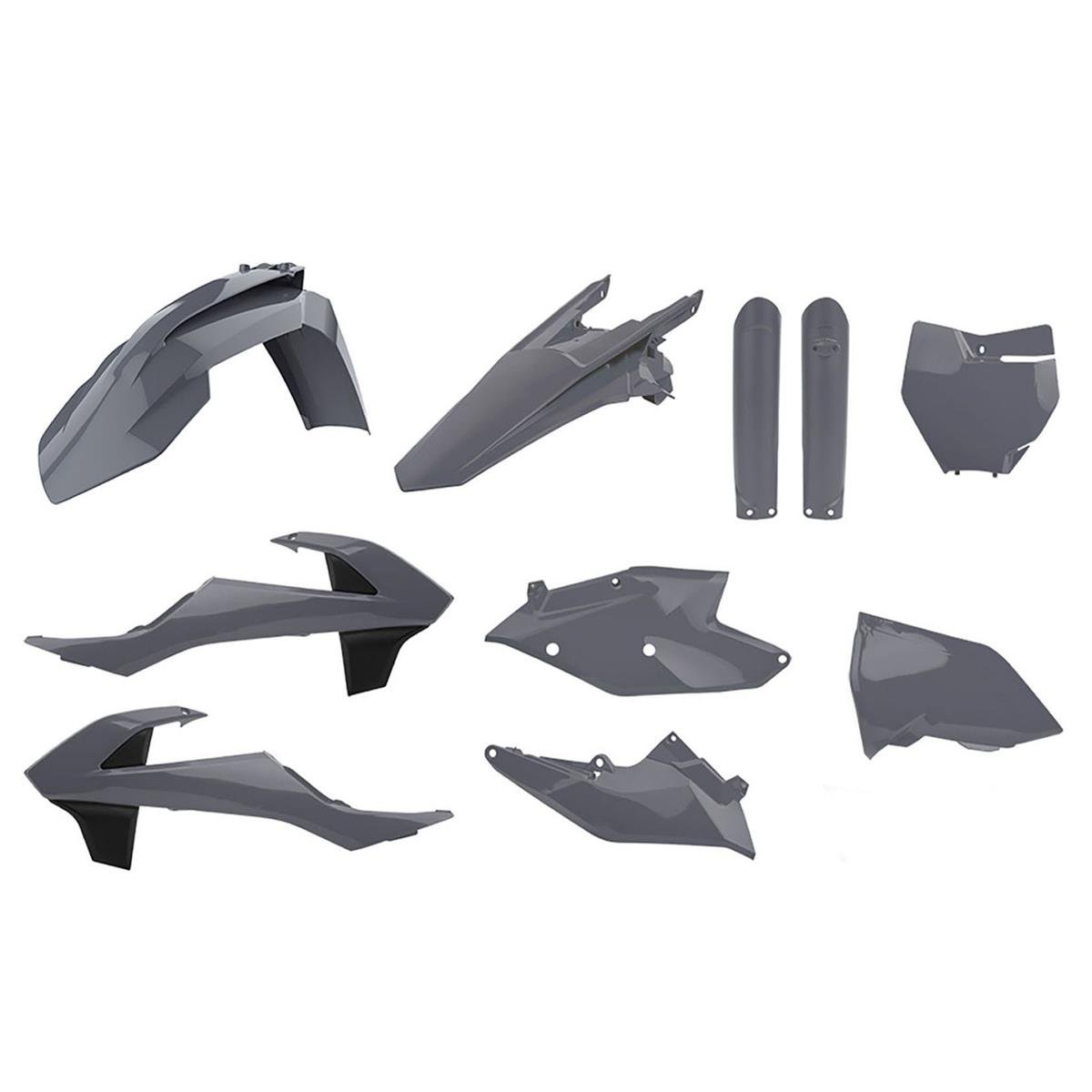 Polisport Plastic Kit Full KTM SX/SX-F 16-18, Gray