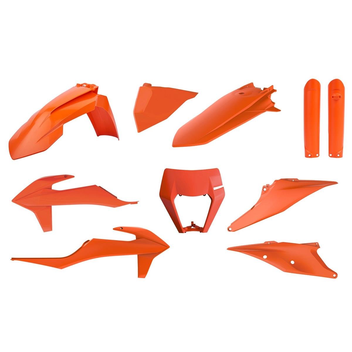 Polisport Plastik-Kit Full KTM EXC/EXC-F 20-, Orange