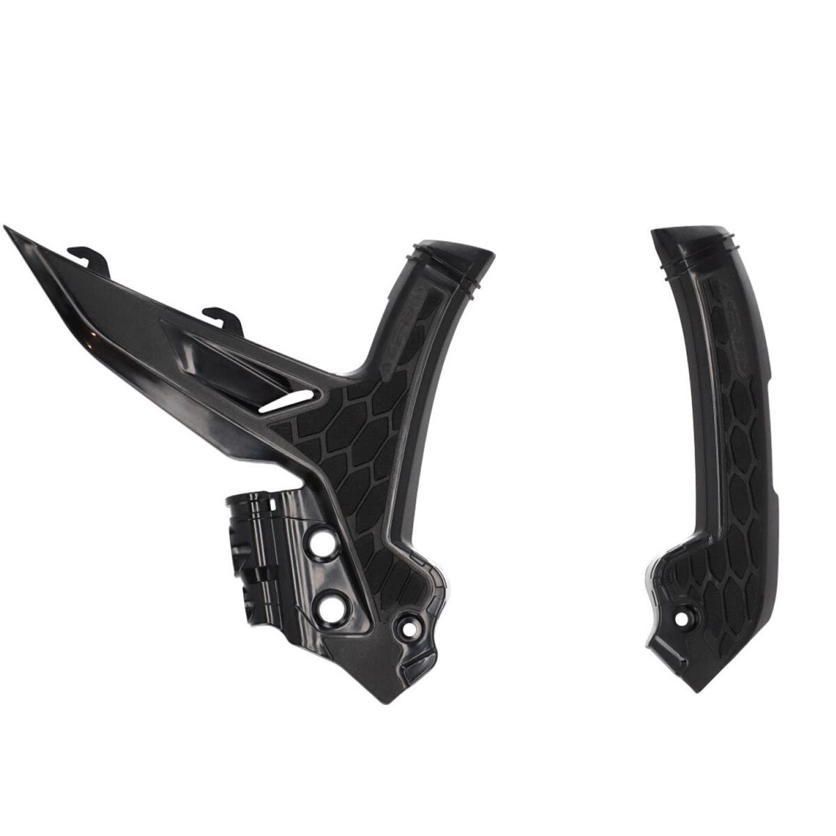 Acerbis Protections de Cadre Anti-Dérapante X-Grip KTM SX/-F 23-, EXC/-F 24-, Noir