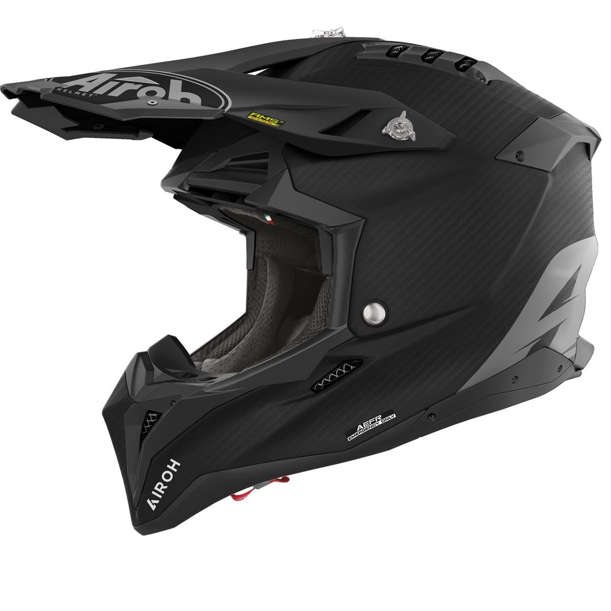 Airoh Motocross-Helm Aviator 3 Carbon Matt