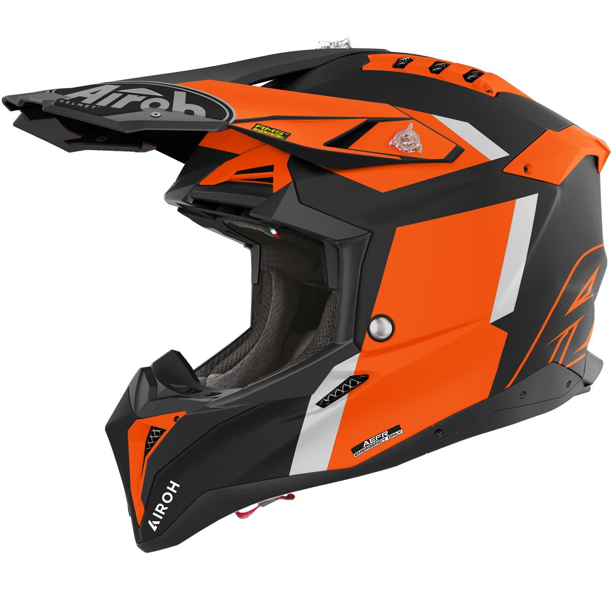 Airoh Motocross-Helm Aviator 3 Glory - Orange Matt