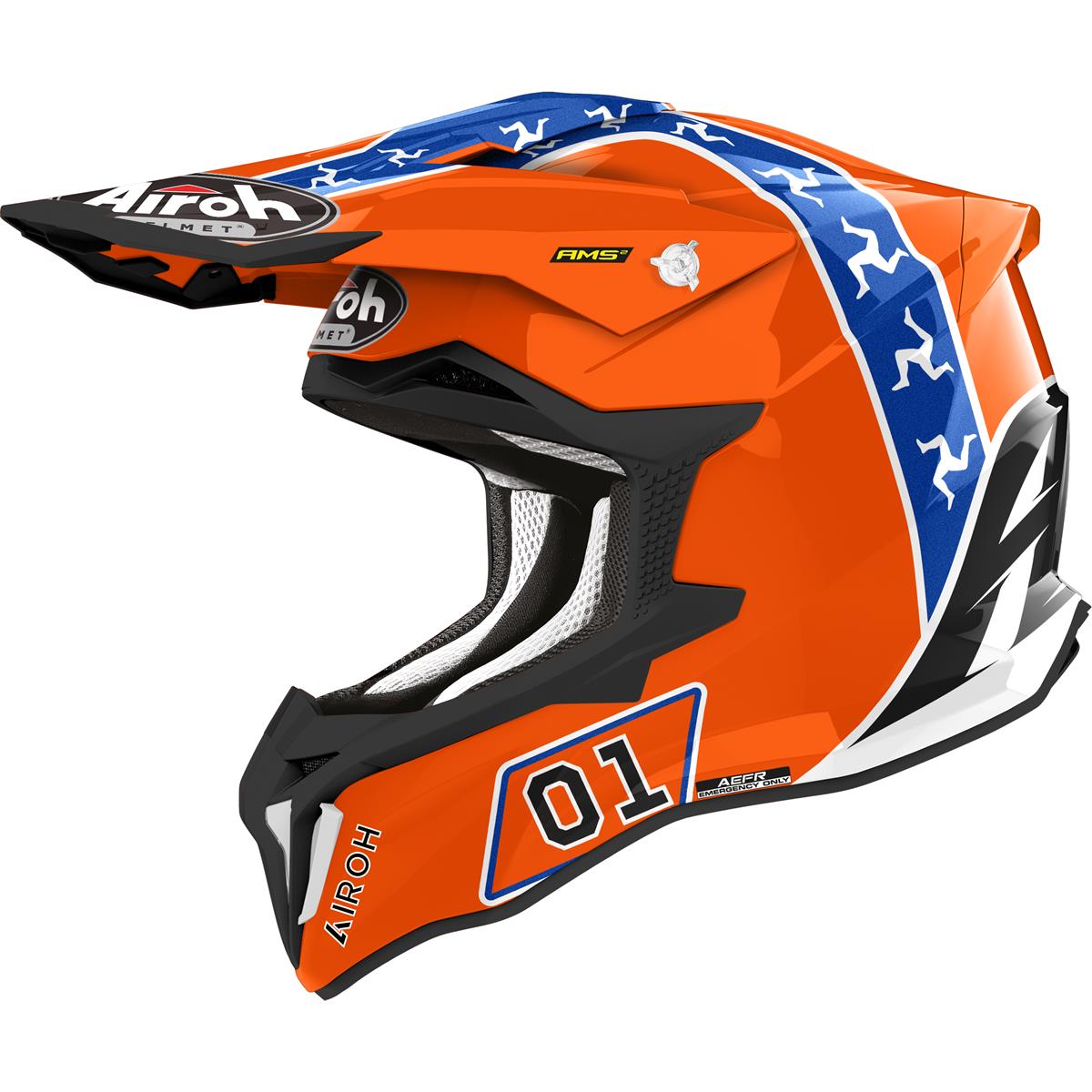 Airoh MX Helmet Strycker Hazzard - Gloss
