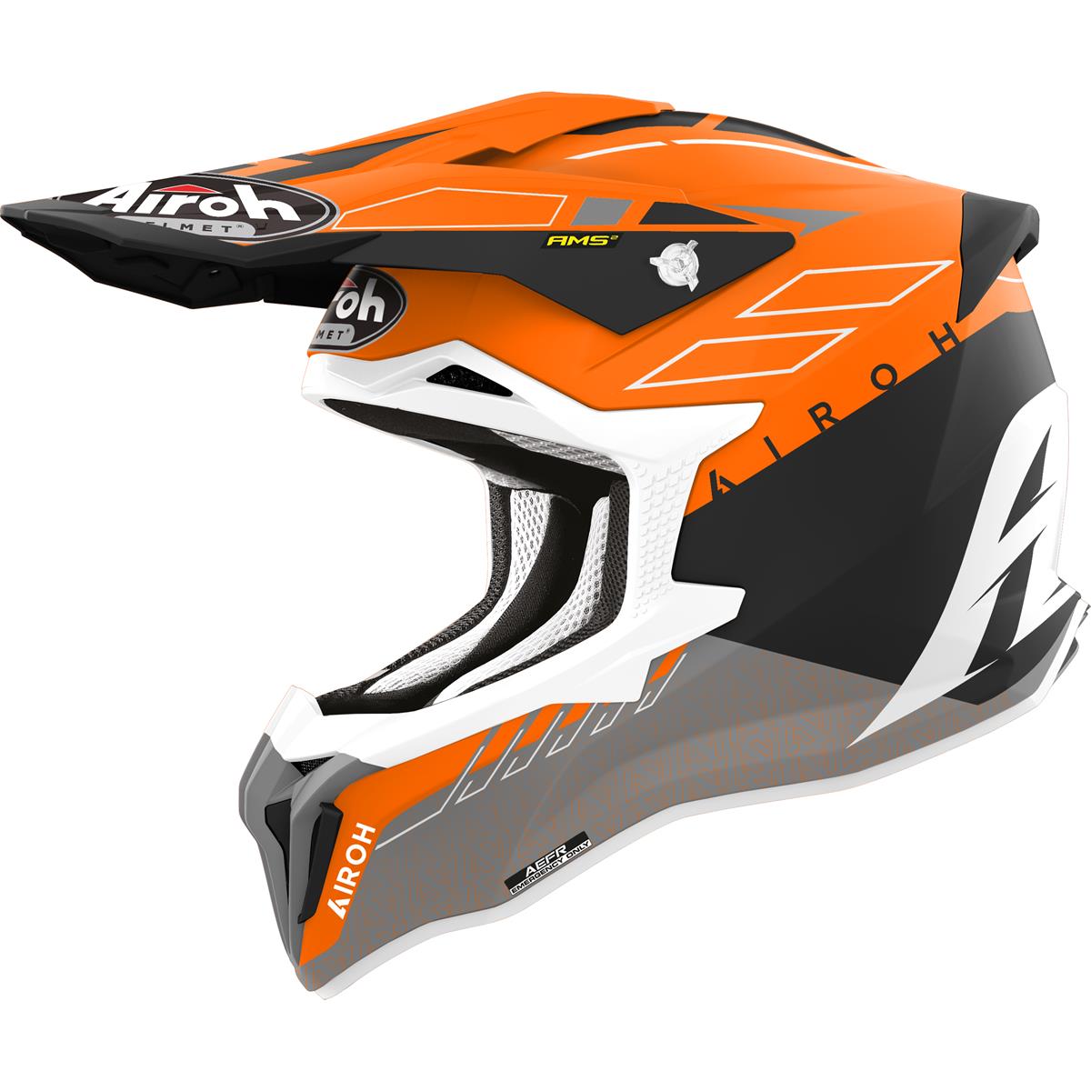 Airoh Motocross-Helm Strycker Skin - Orange Matt