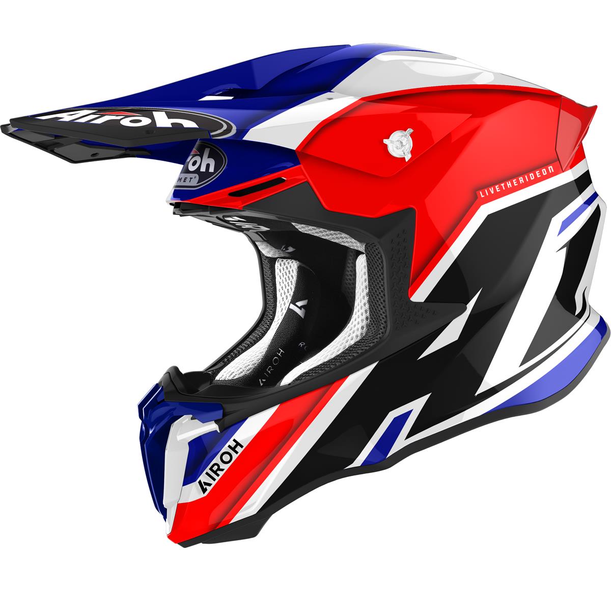 Airoh Motocross-Helm Twist 2.0 Shaken - Blue Gloss