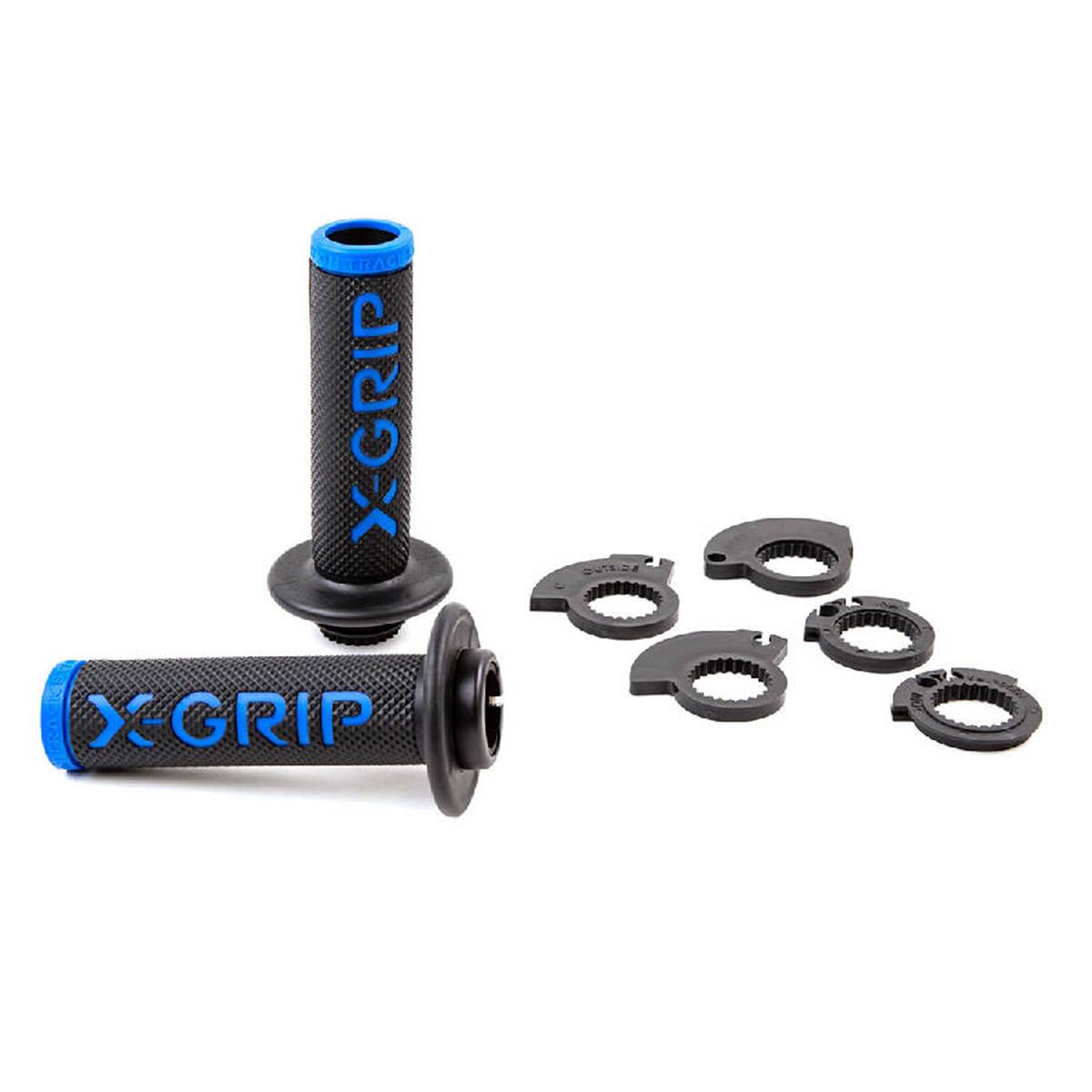 X-Grip Manopole Braaaap Lock-On Open End Blu