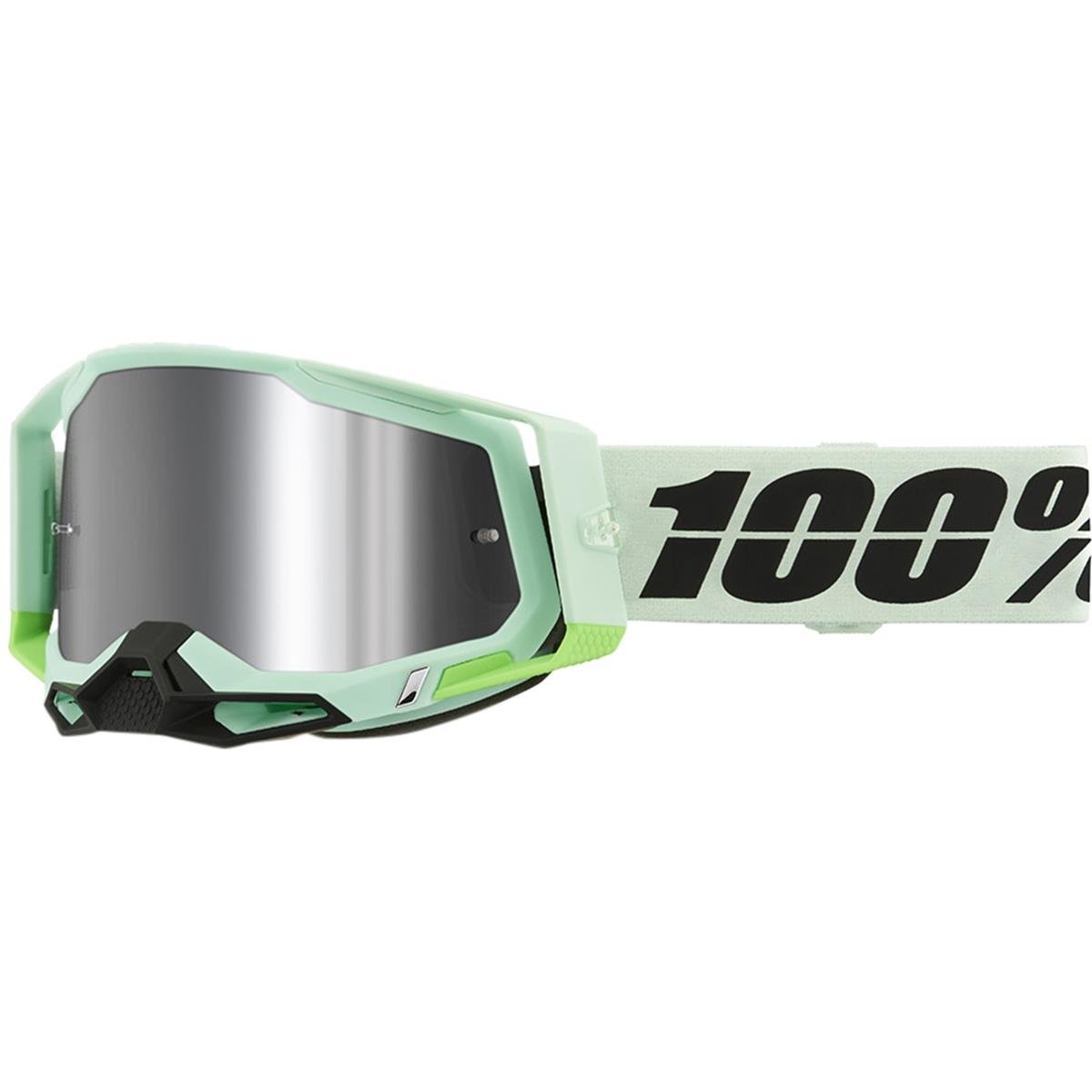 100% Crossbrille Racecraft Gen. 2 Palomar - Mirror Silver Flash, Anti-Fog