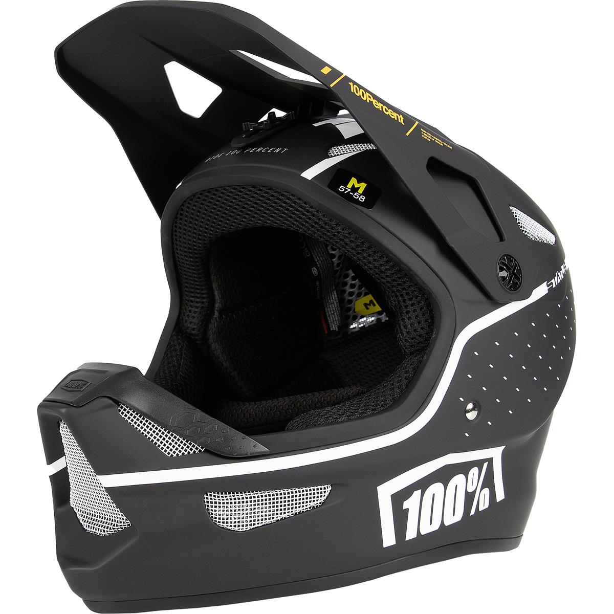 100% Downhill MTB Helmet Status Dreamflow Black