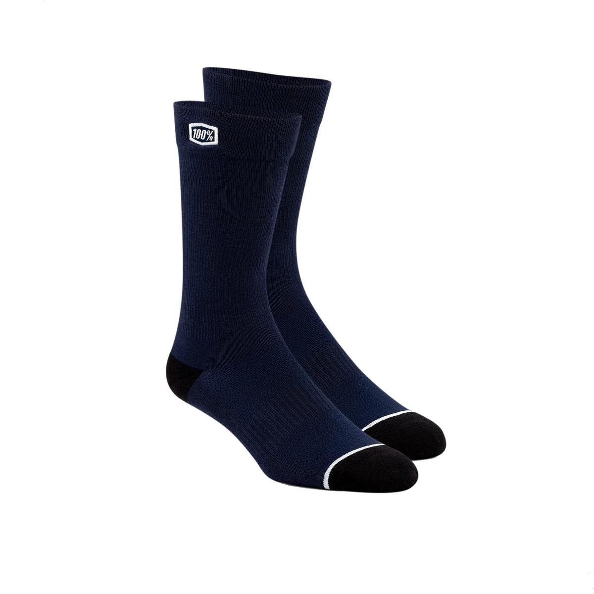 100% Chaussettes Solid Navy