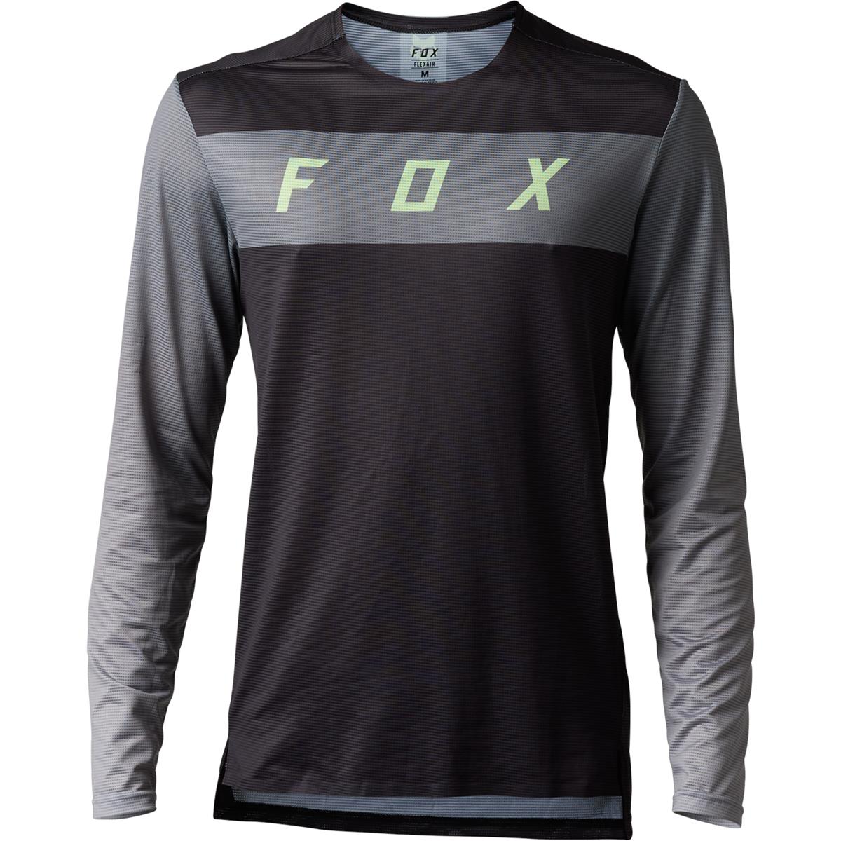 Fox MTB Jersey Long Sleeve Flexair Arcadia - Black