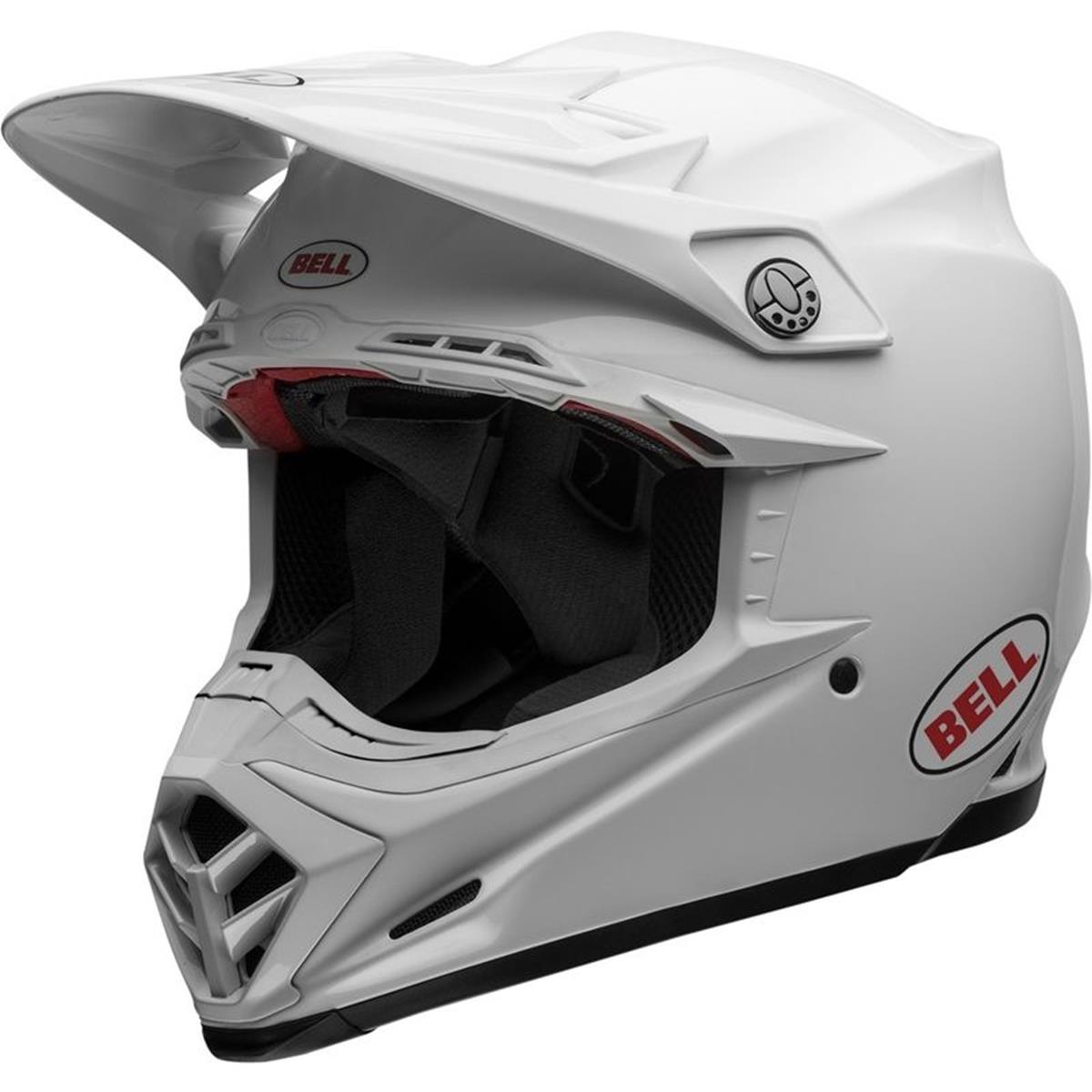 Bell MX Helmet Moto-9S Flex Solid - White