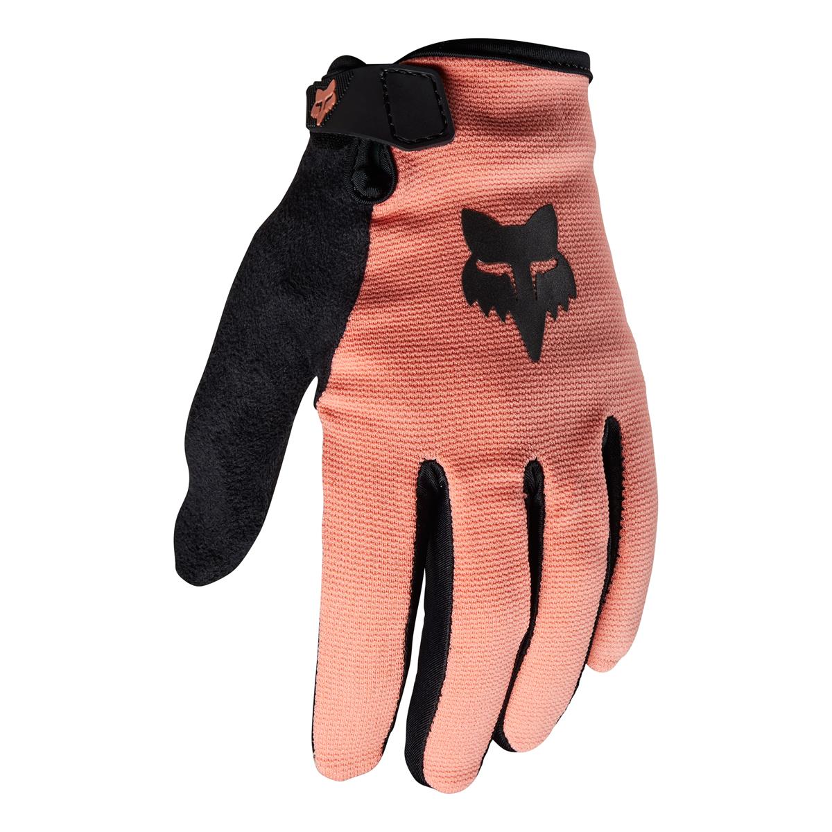 Fox Girls MTB Gloves Ranger Salmon