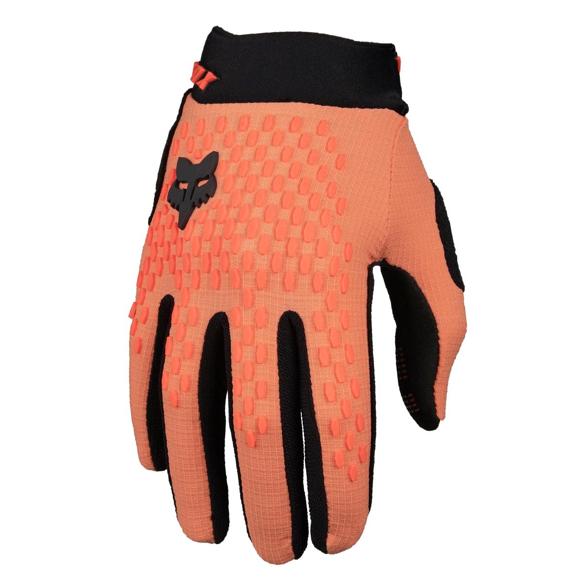 Fox Kids MTB Gloves Defend Day Glo Orange