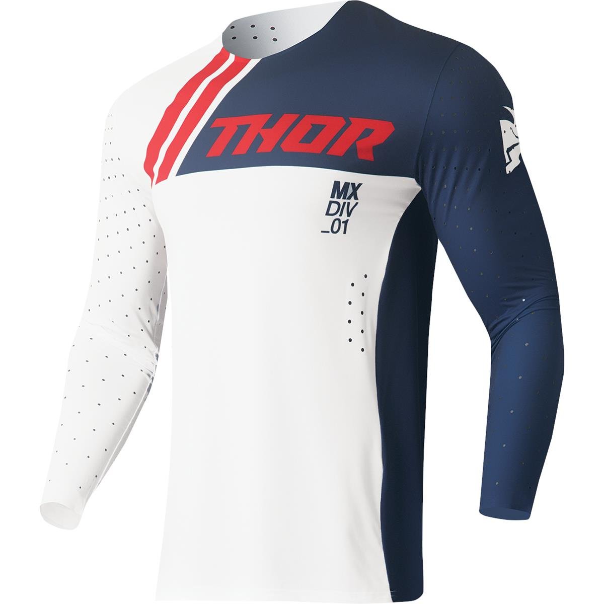 Thor Maillots MX Prime Drive Navy/Blanc
