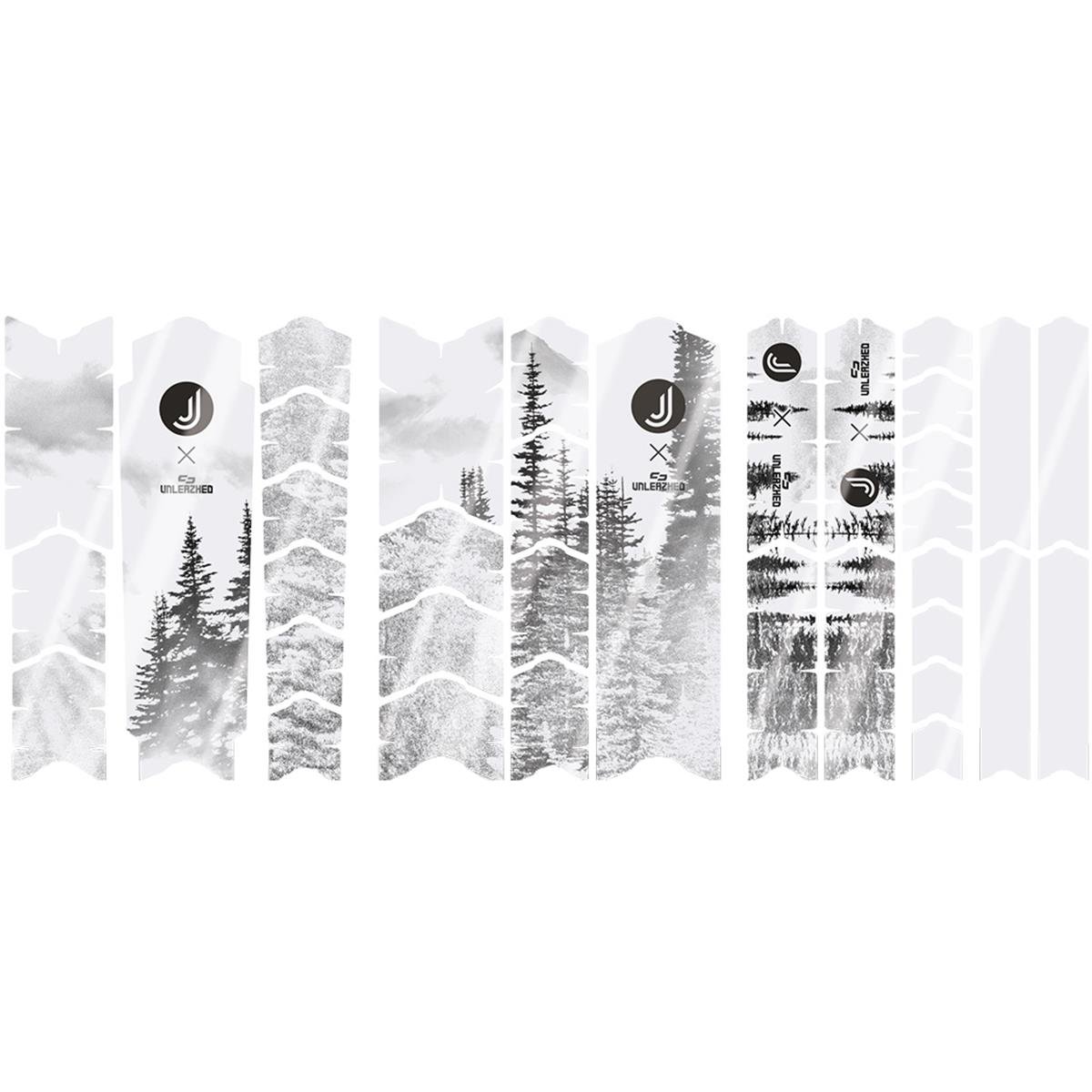 Unleazhed Protection des Cadres de VTT BP01 Frame XXL, ED Jasper Jauch - Forest Gray Glossy