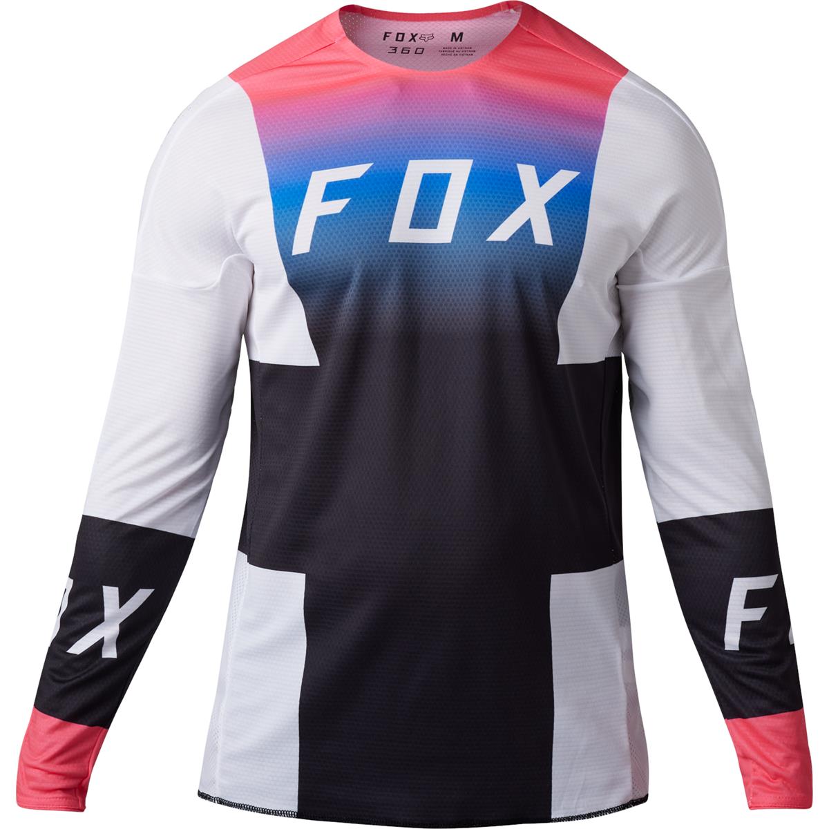 Fox MX Jersey 360 Horyzn Schwarz/Weiß