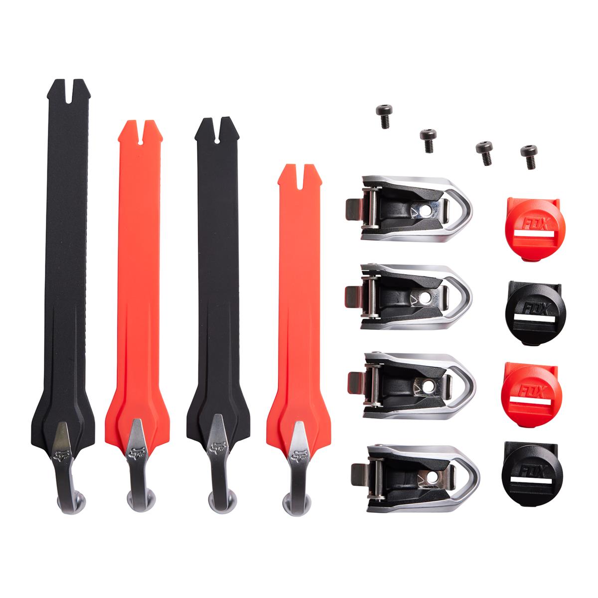Fox Replacement Ratchet Strap Kit Motion Flo Red