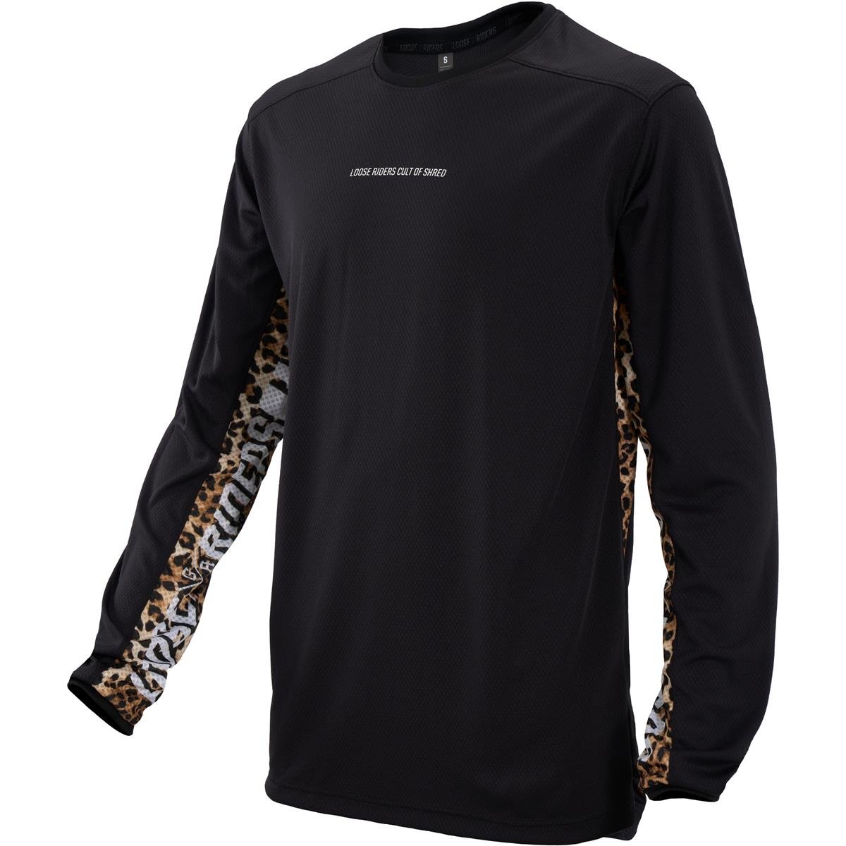 Loose Riders MTB Jersey Long Sleeve  Stealth - Leopard