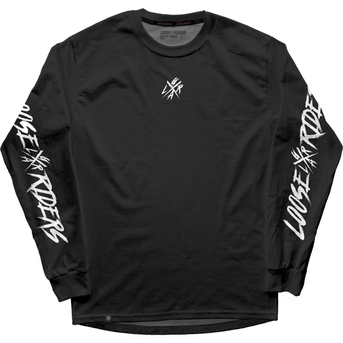 Loose Riders MTB Jersey Long Sleeve  MMXIII - The Cult Black