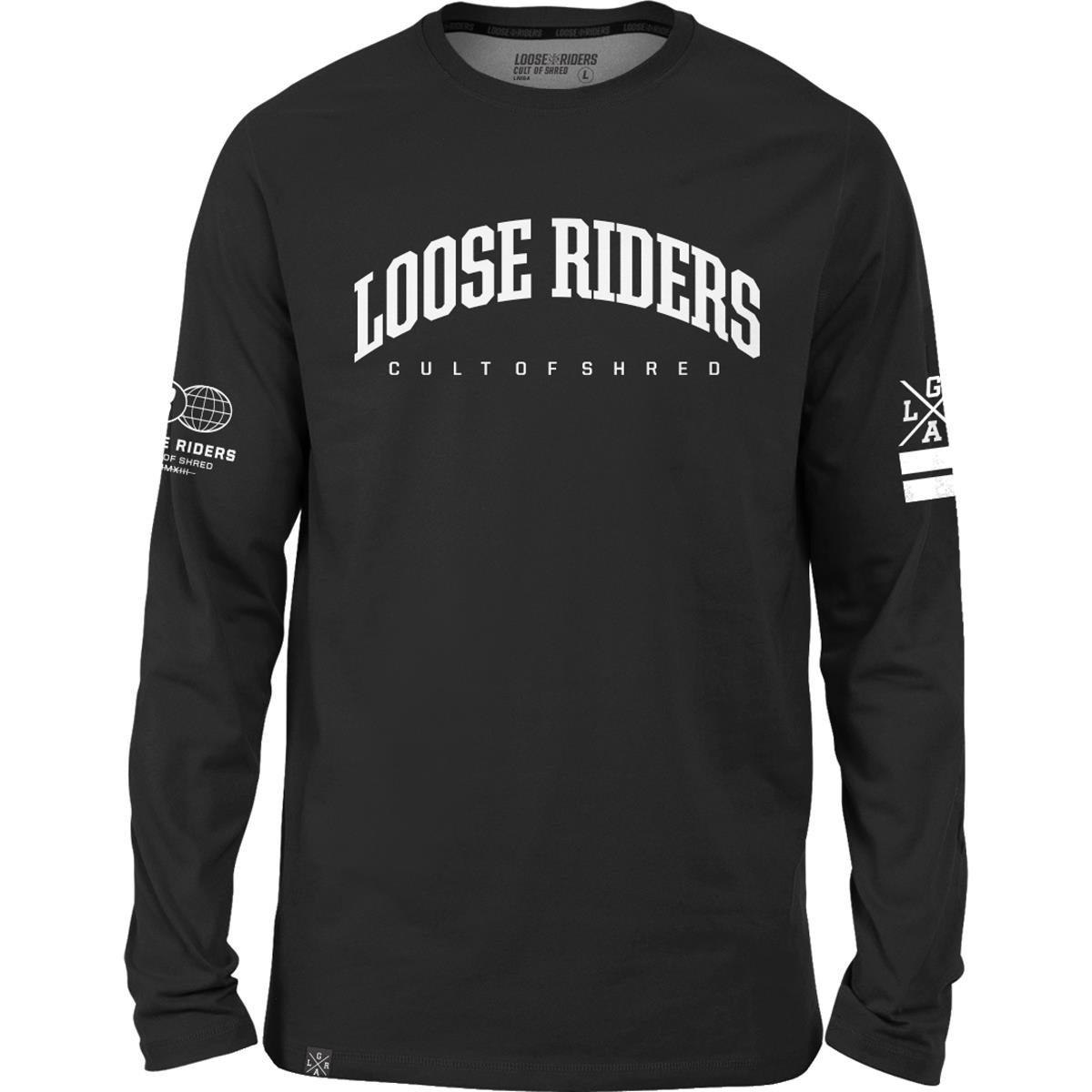 Loose Riders MTB Jersey Long Sleeve  Sender - Classic Black