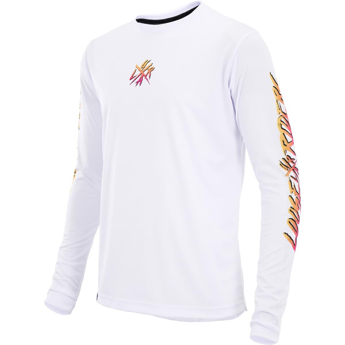 Loose Riders MTB Jersey Long Sleeve  Cult of Shred - Slasher - White
