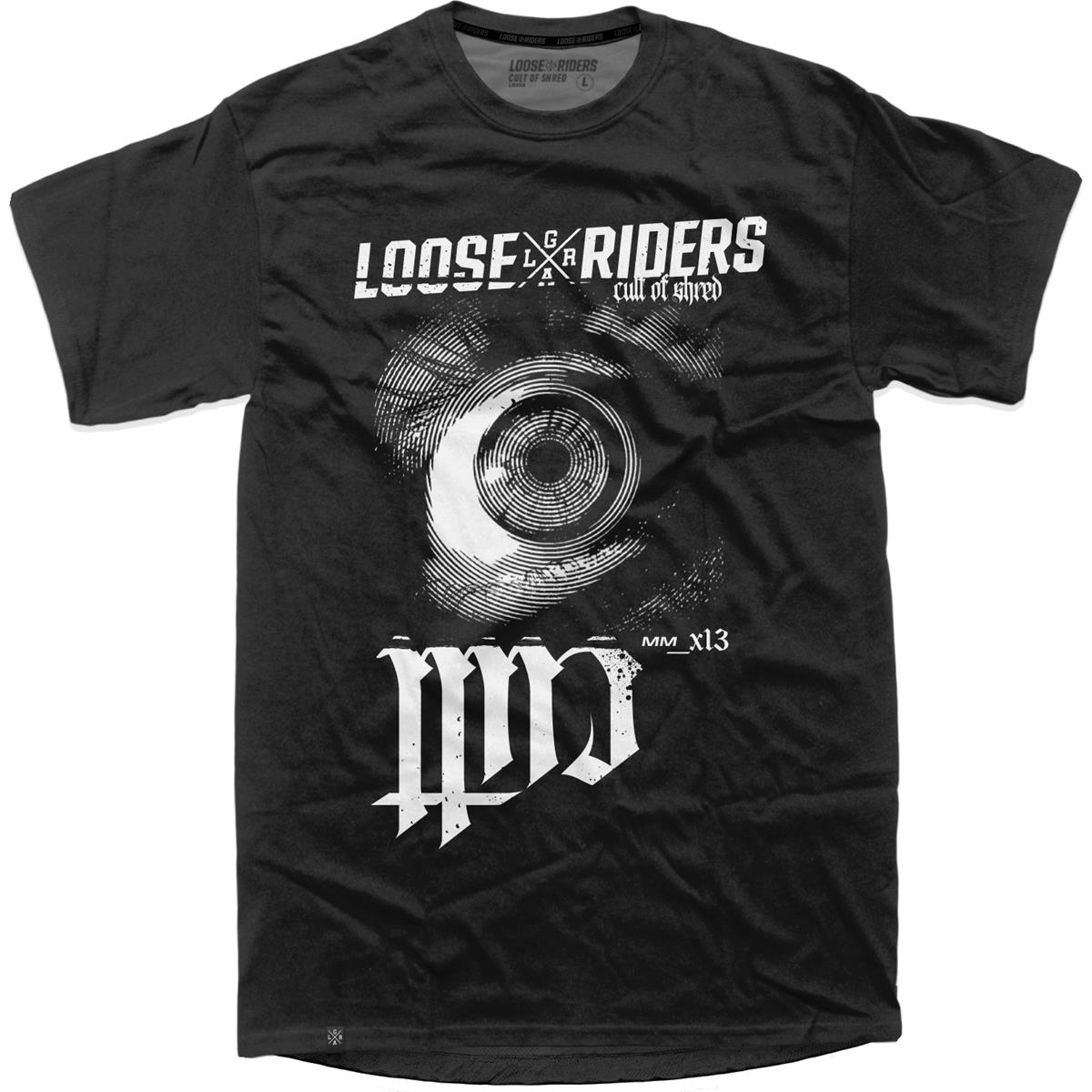 Loose Riders MTB Jersey Short Sleeve  Cult of Shred - Cult Black