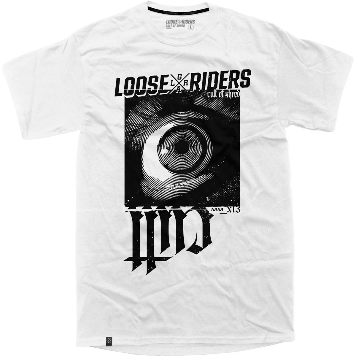 Loose Riders MTB Jersey Short Sleeve  Cult of Shred - Cult White