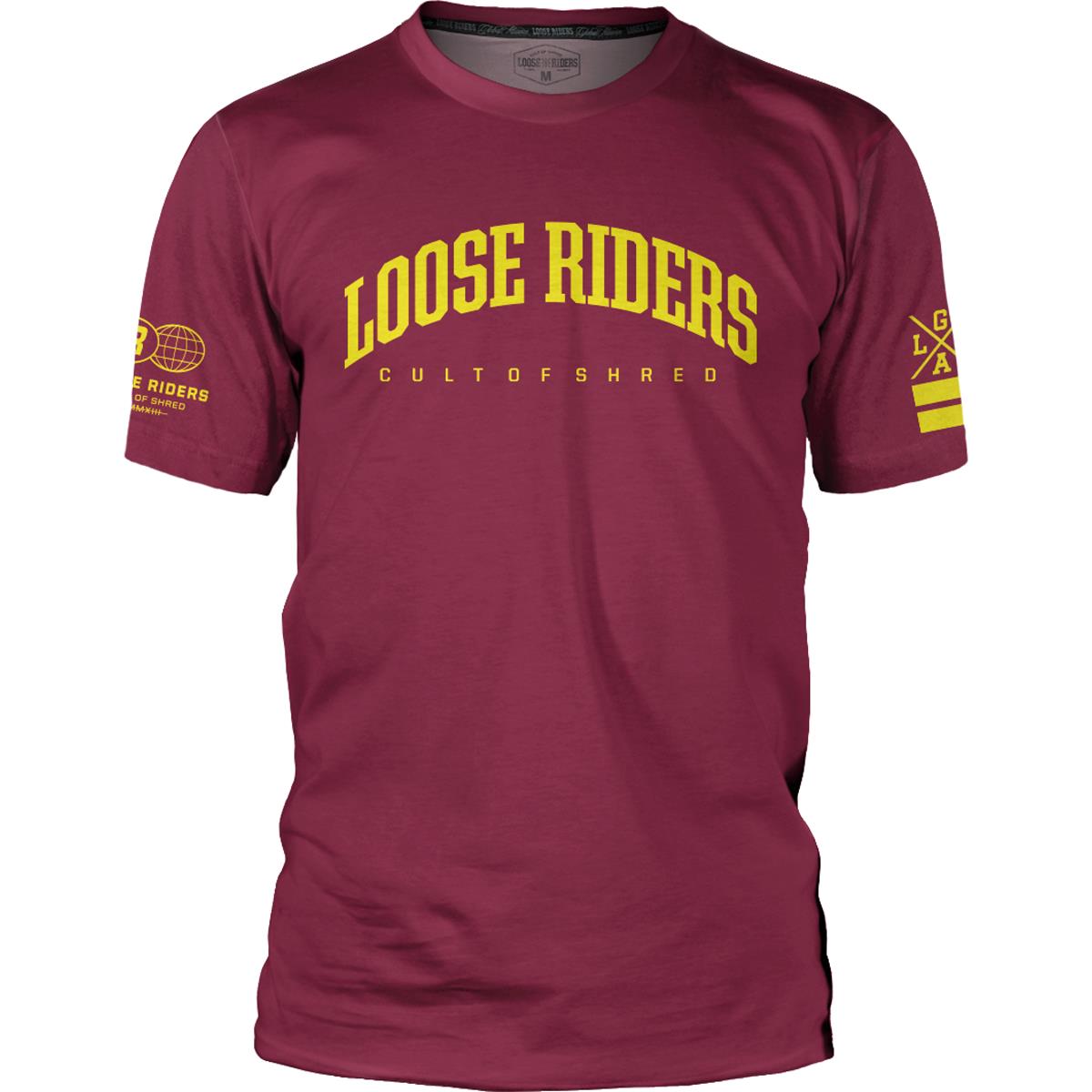 Loose Riders MTB-Jersey Kurzarm  Sender - Classic Burgundy