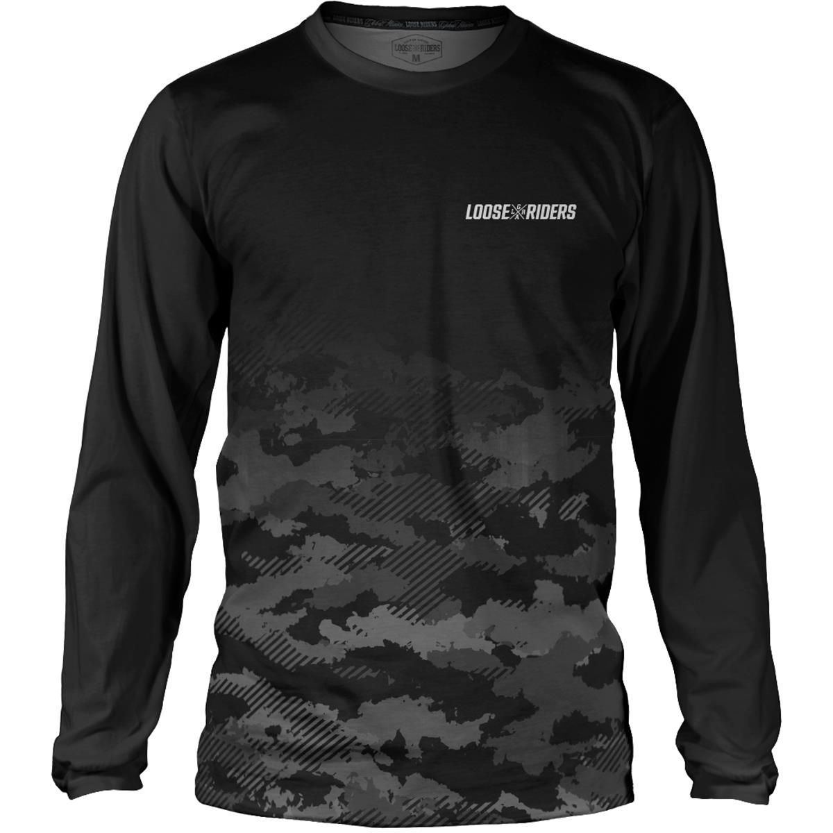 Loose Riders MTB Jersey Long Sleeve  Basics - Dipped Stealth