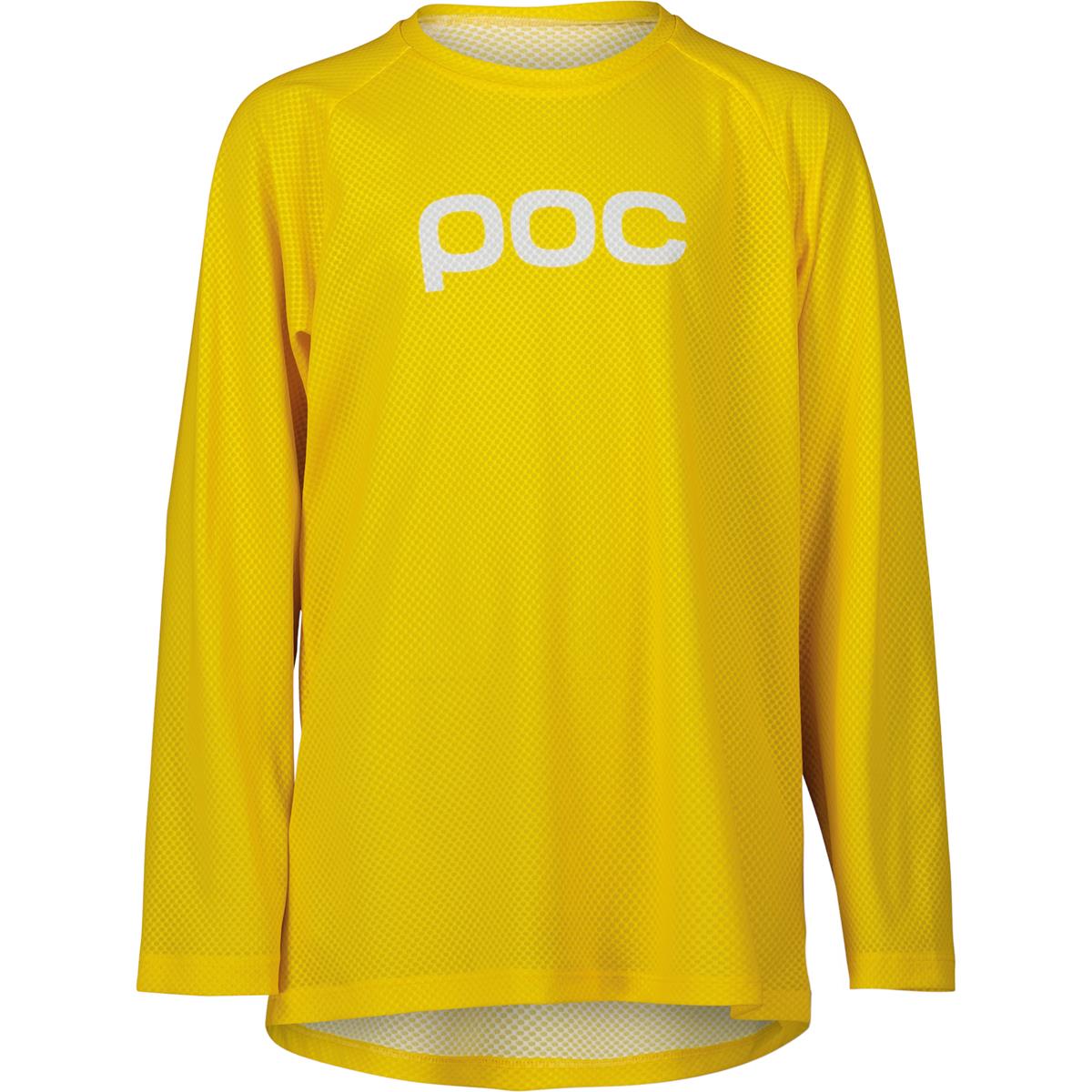 POC Kids MTB Jersey Long Sleeve Essential Aventurine Yellow