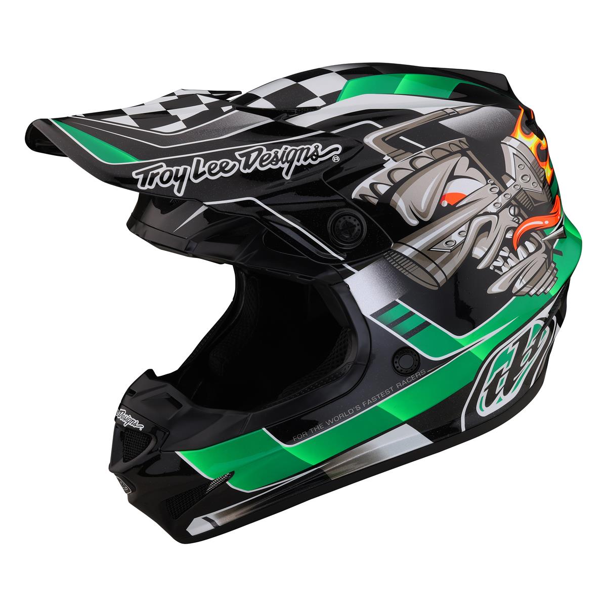 Troy Lee Designs Motocross-Helm SE4 Polyacrylite MIPS