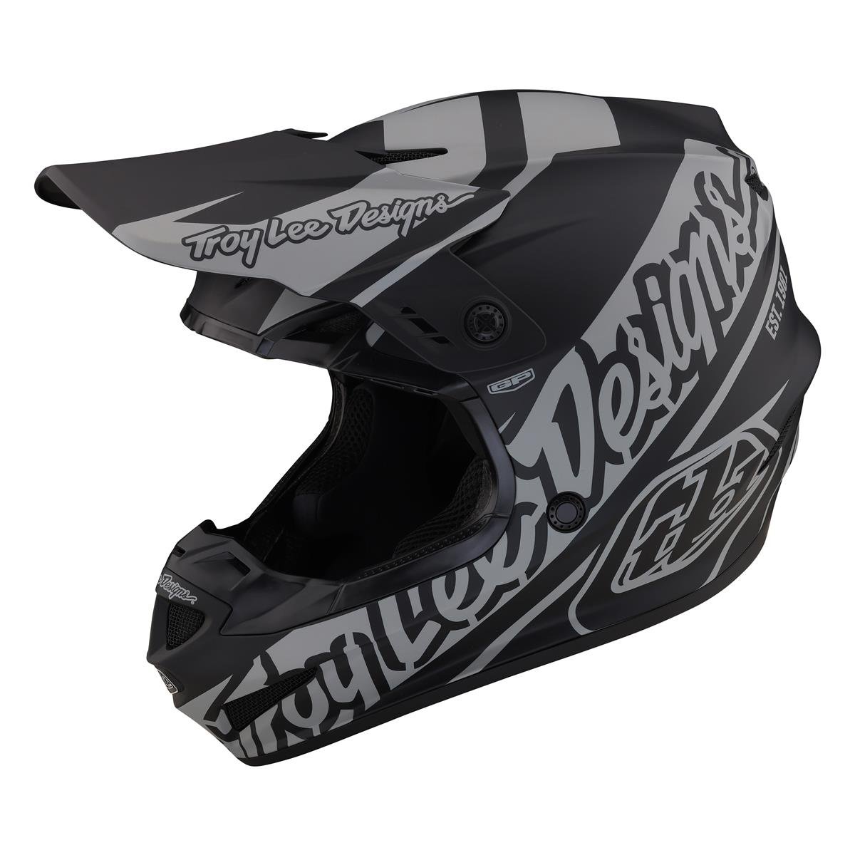 Troy Lee Designs Motocross-Helm GP Slice - Schwarz/Grau