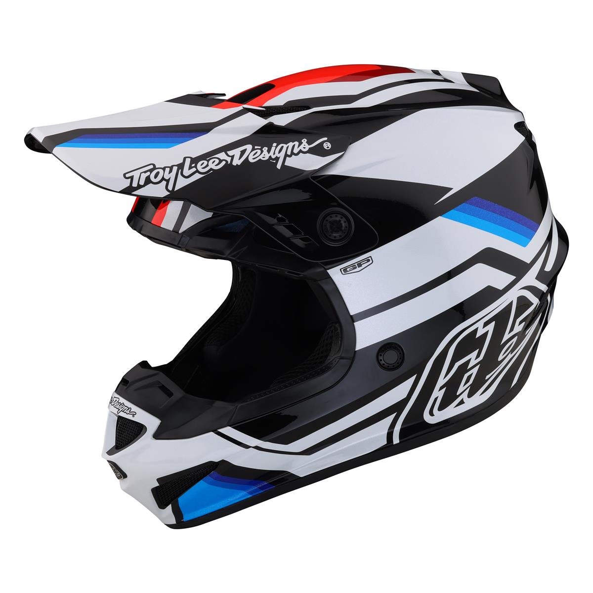 Troy Lee Designs Motocross-Helm GP Apex - Weiß/Blau
