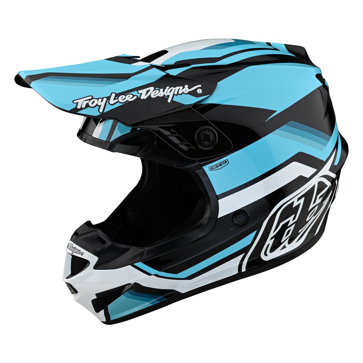 Troy Lee Designs Motocross-Helm GP Apex - Water/Charcoal
