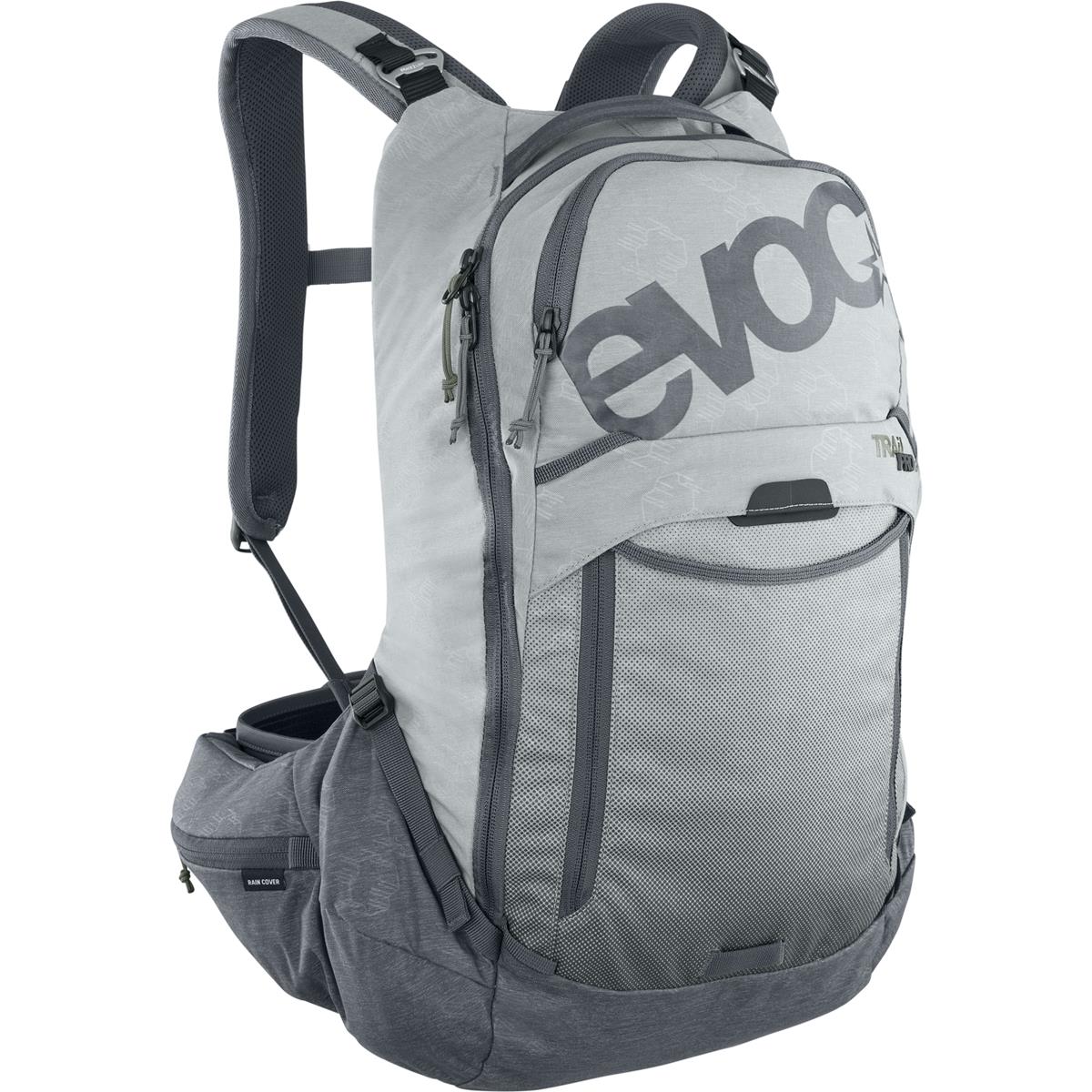 Evoc Zaino con Paraschiena Trail Pro 16 16L - Stone/Carbon Gray