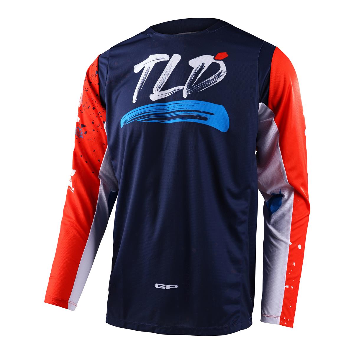 Troy Lee Designs MX Jersey GP Pro Partical - Navy/Orange