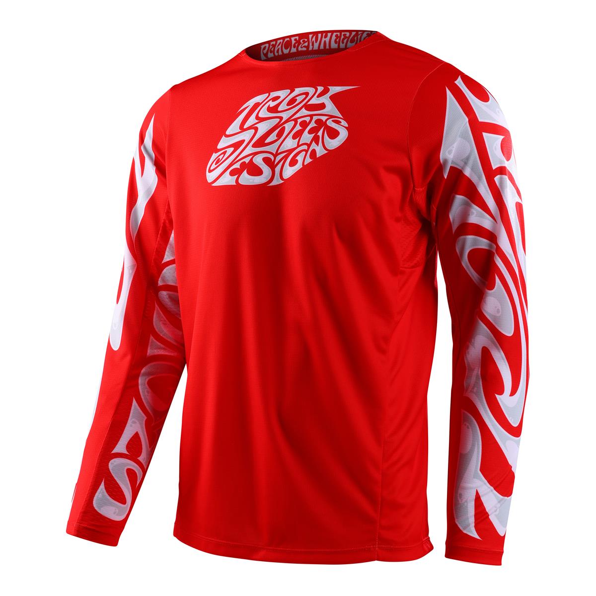 Troy Lee Designs Maillot MX GP Pro Hazy Friday - Red/White