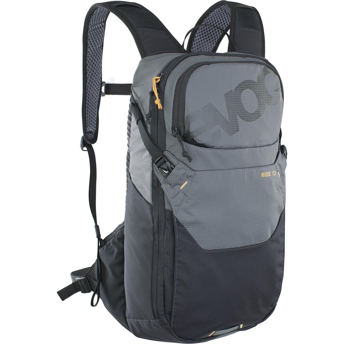 Evoc Backpack with Hydration System Compartment Ride 12 + Carbon Gray/Black