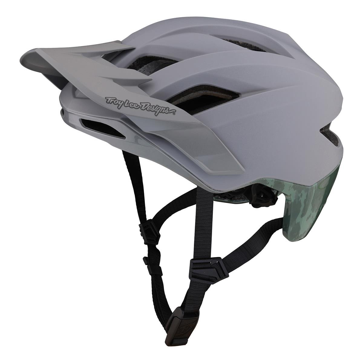 Troy Lee Designs Enduro MTB Helmet Flowline SE MIPS Radian - Camo Gray/Army Green