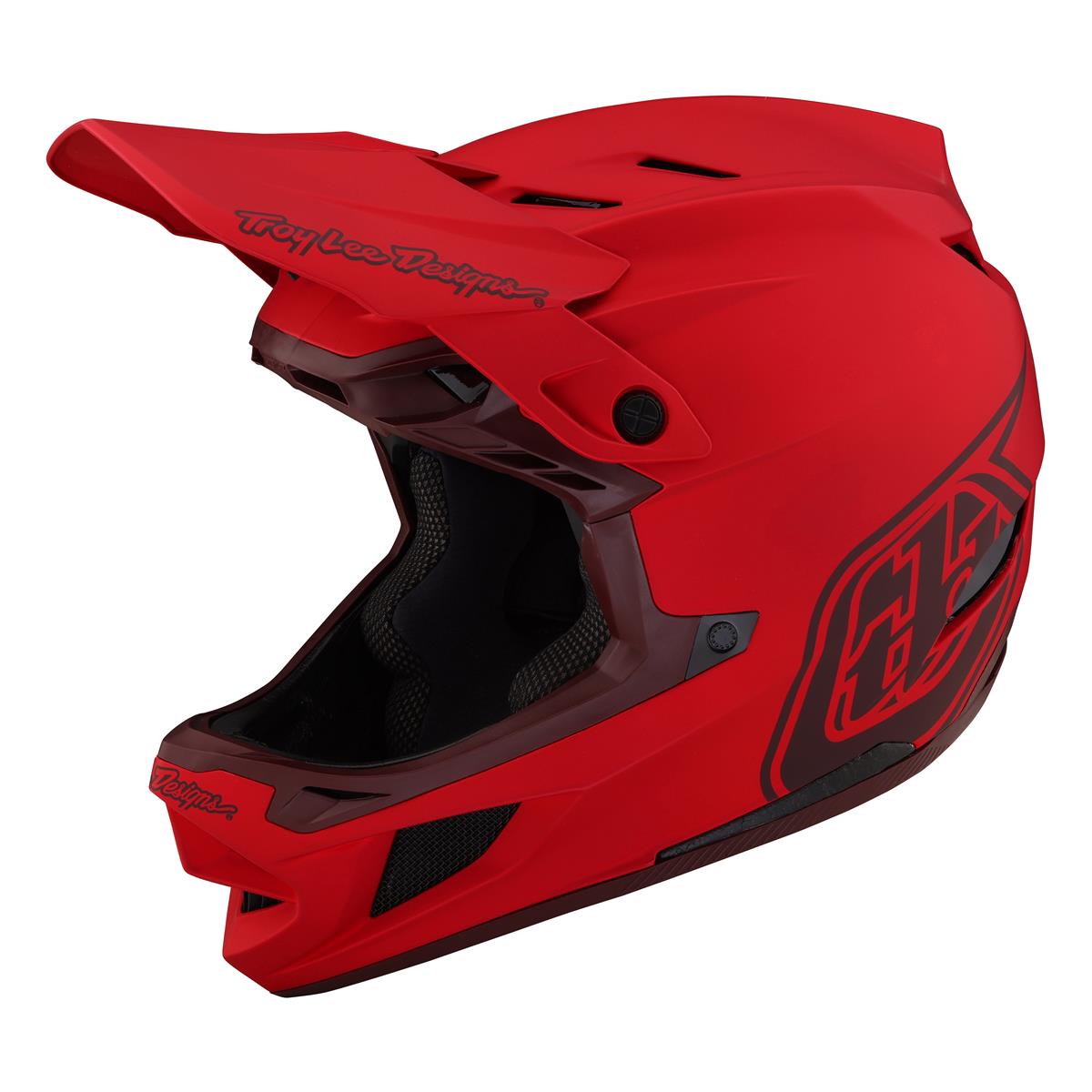 Troy Lee Designs Downhill MTB Helmet D4 Composite MIPS Stealth - Red