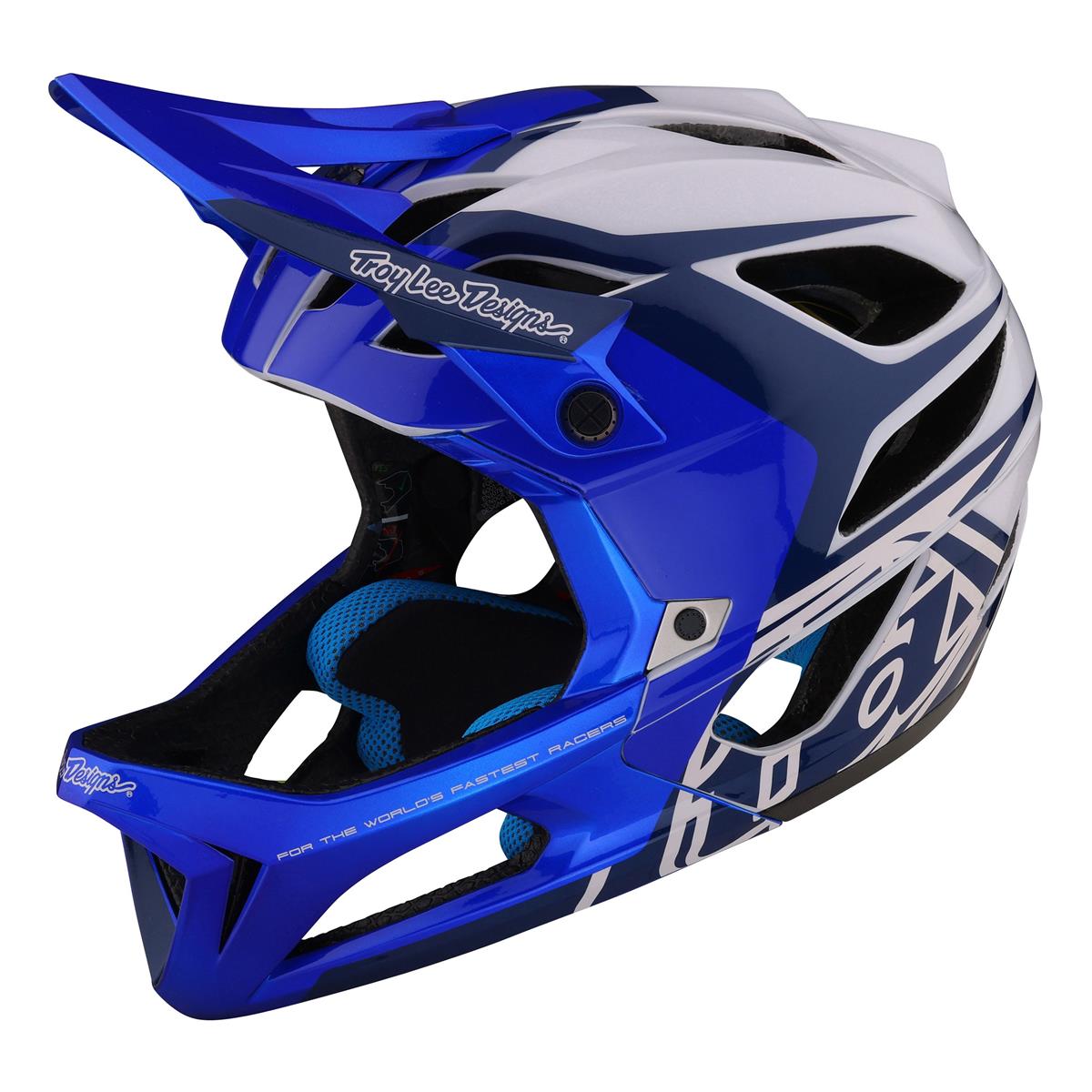 Troy Lee Designs Enduro MTB-Helm Stage MIPS Valance - Blau