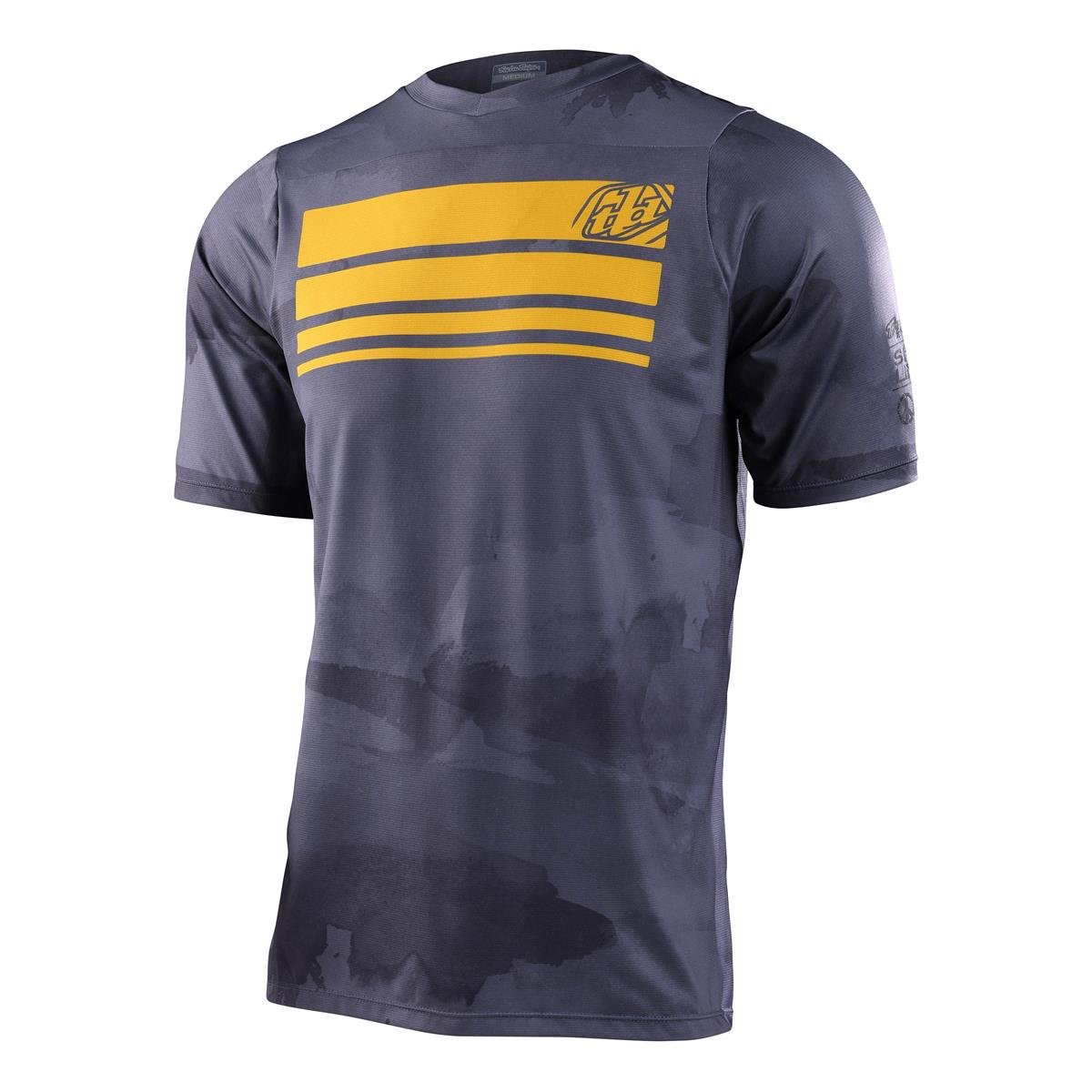 Troy Lee Designs Maillot VTT manches courtes Skyline Blocks - Charcoal